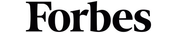 Forbes logo in black text on a transparent background.