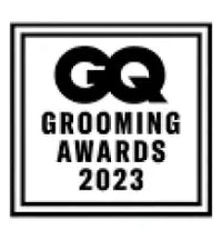 GQ Grooming Awards 2023 logo in black and white.